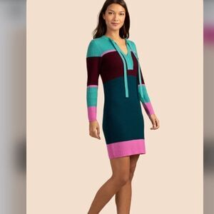 Trina Turk Sag Harbor Wool Knit Dress Size S